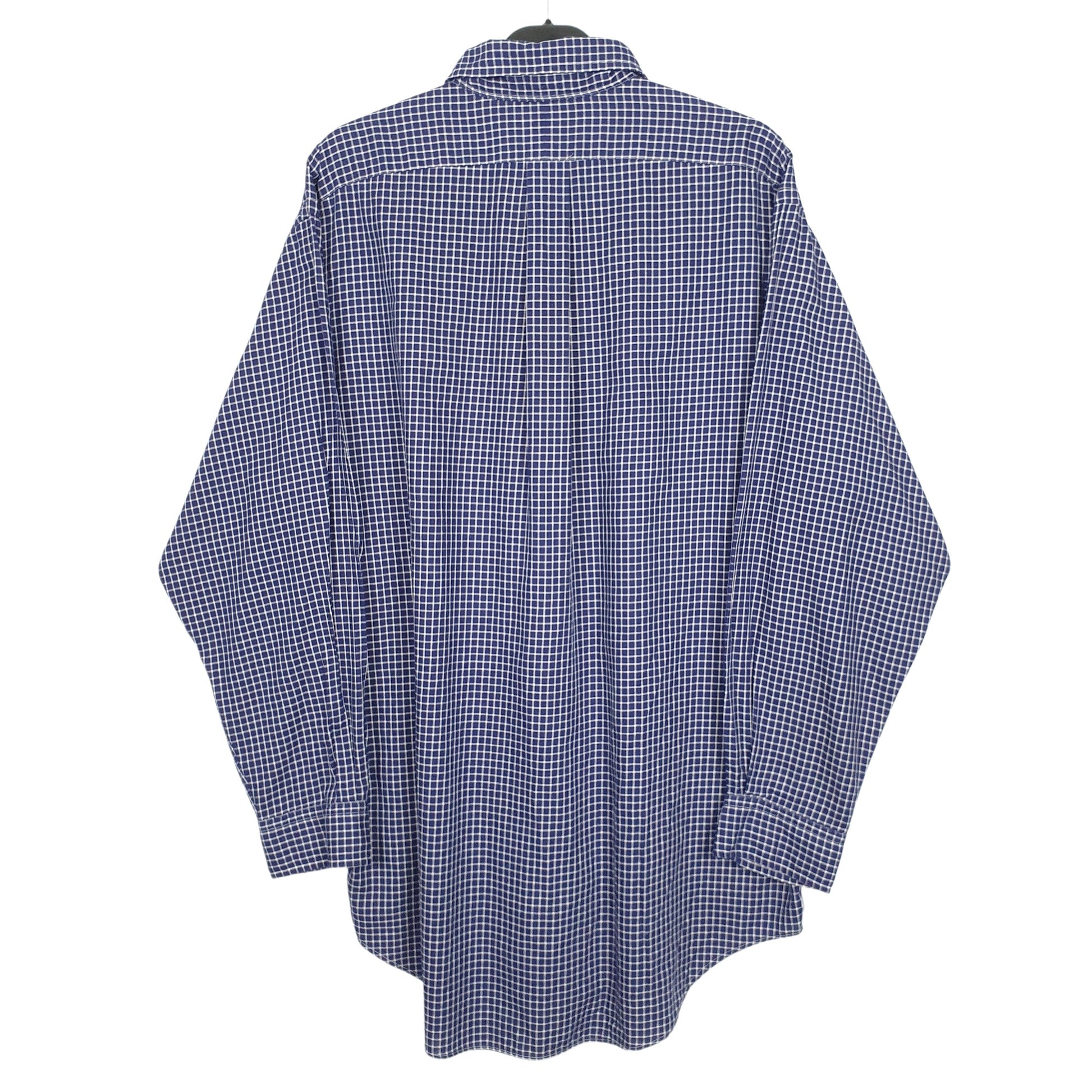 Ralph Lauren Long Sleeve Regular Fit Check Shirt Blue