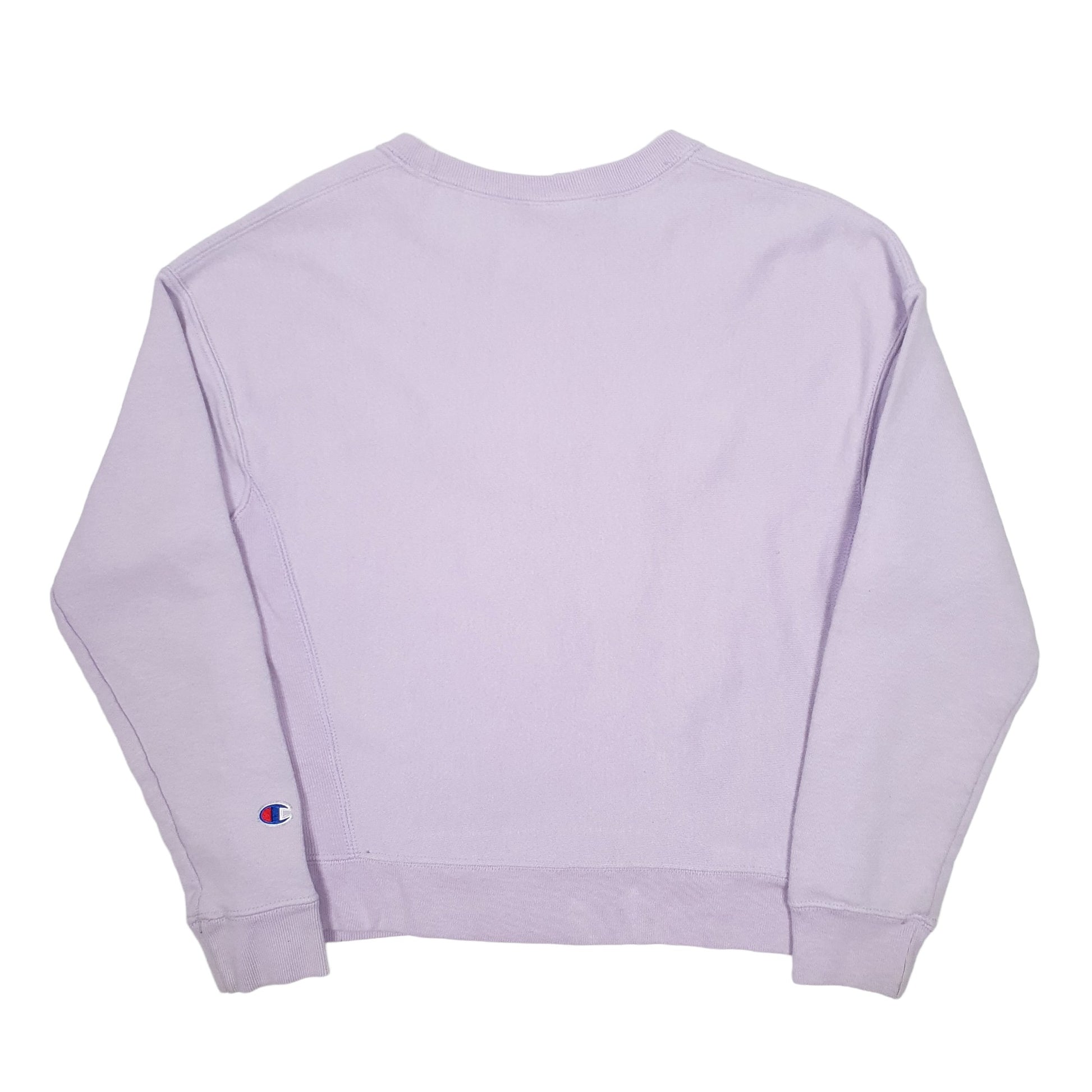 Mens Purple Champion Reverse Weave Crewneck Jumper