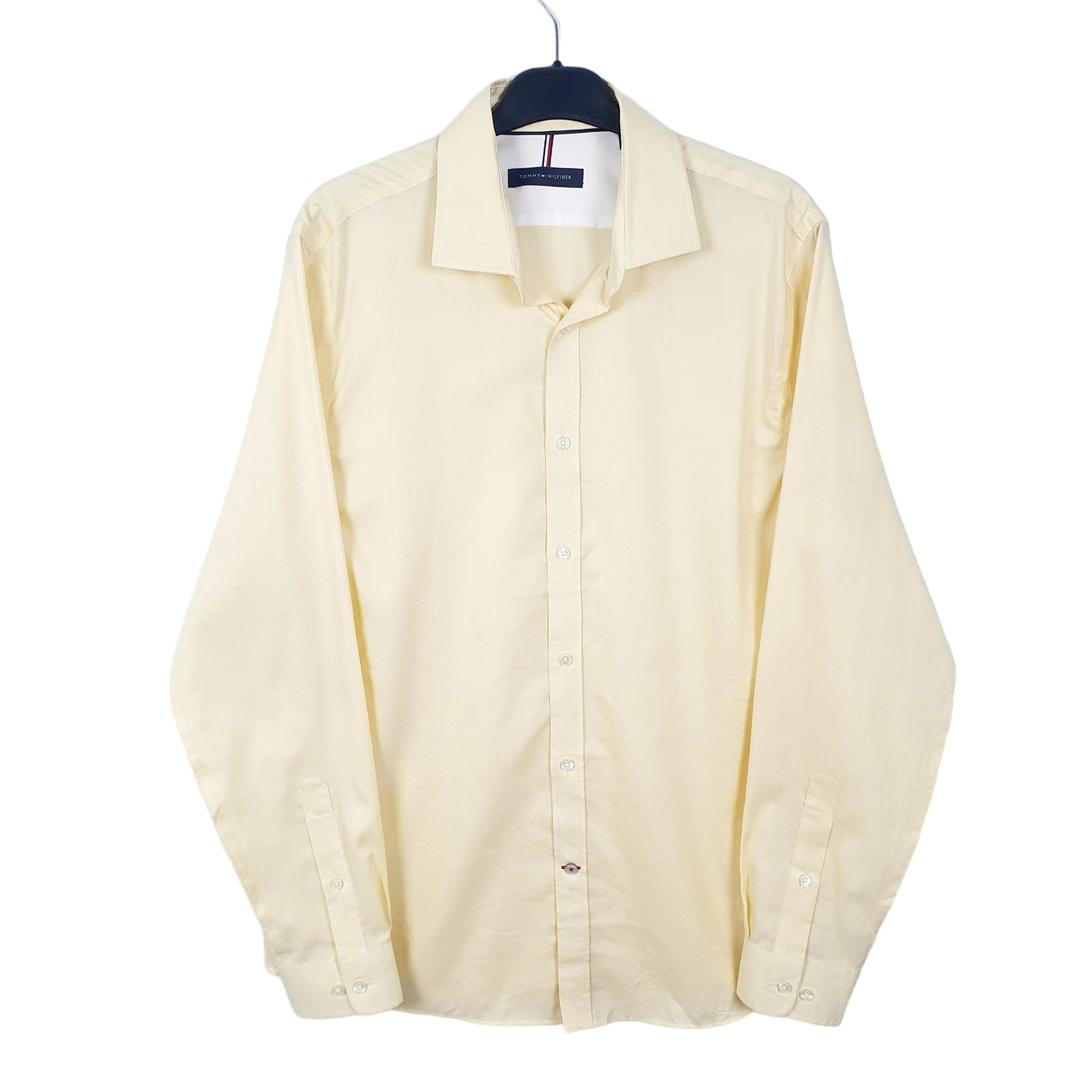 Tommy Hilfiger Long Sleeve Slim Fit Shirt Yellow