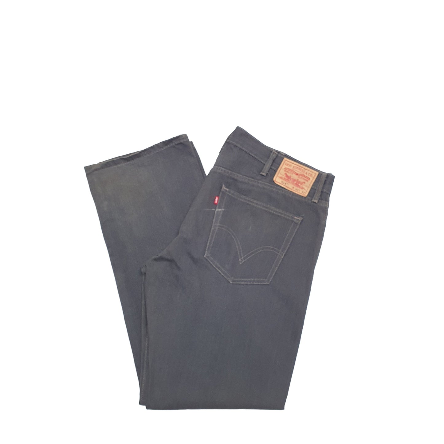 Levis 514 Straight Fit Jeans W40 L32 Grey