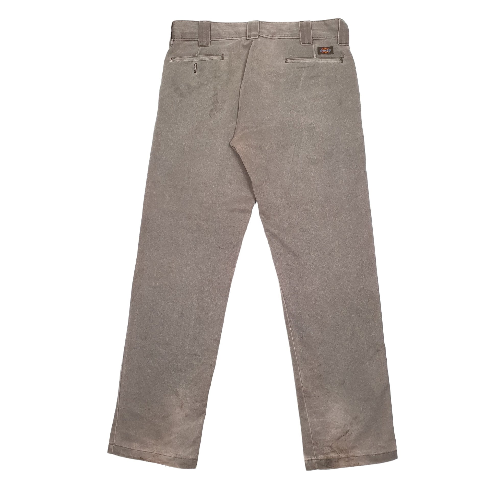 Mens Grey Dickies  Chino Trousers