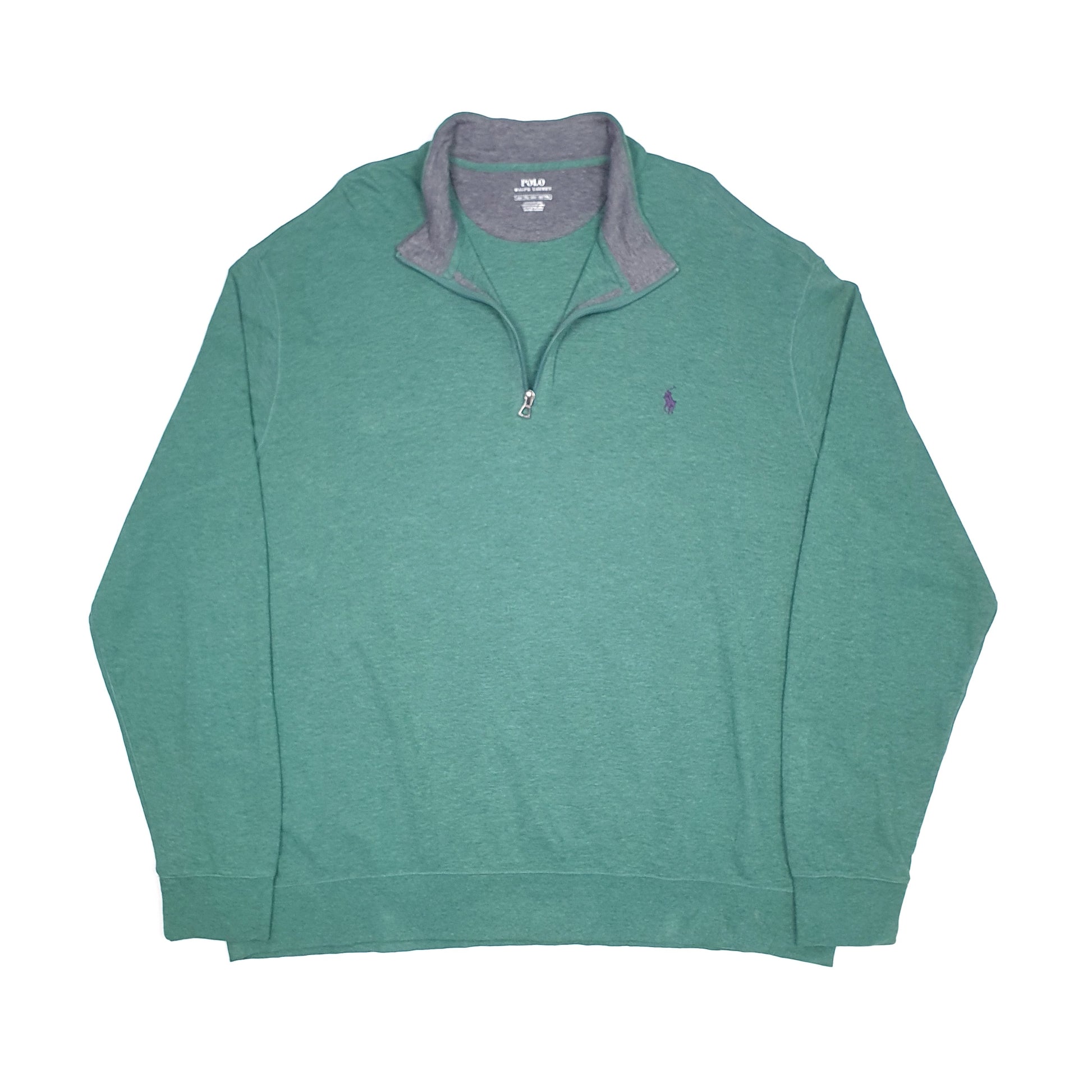 Green Polo Ralph Lauren Quarter Zip Jumper