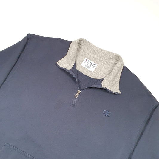 Champion Quarter Zip XL Navy