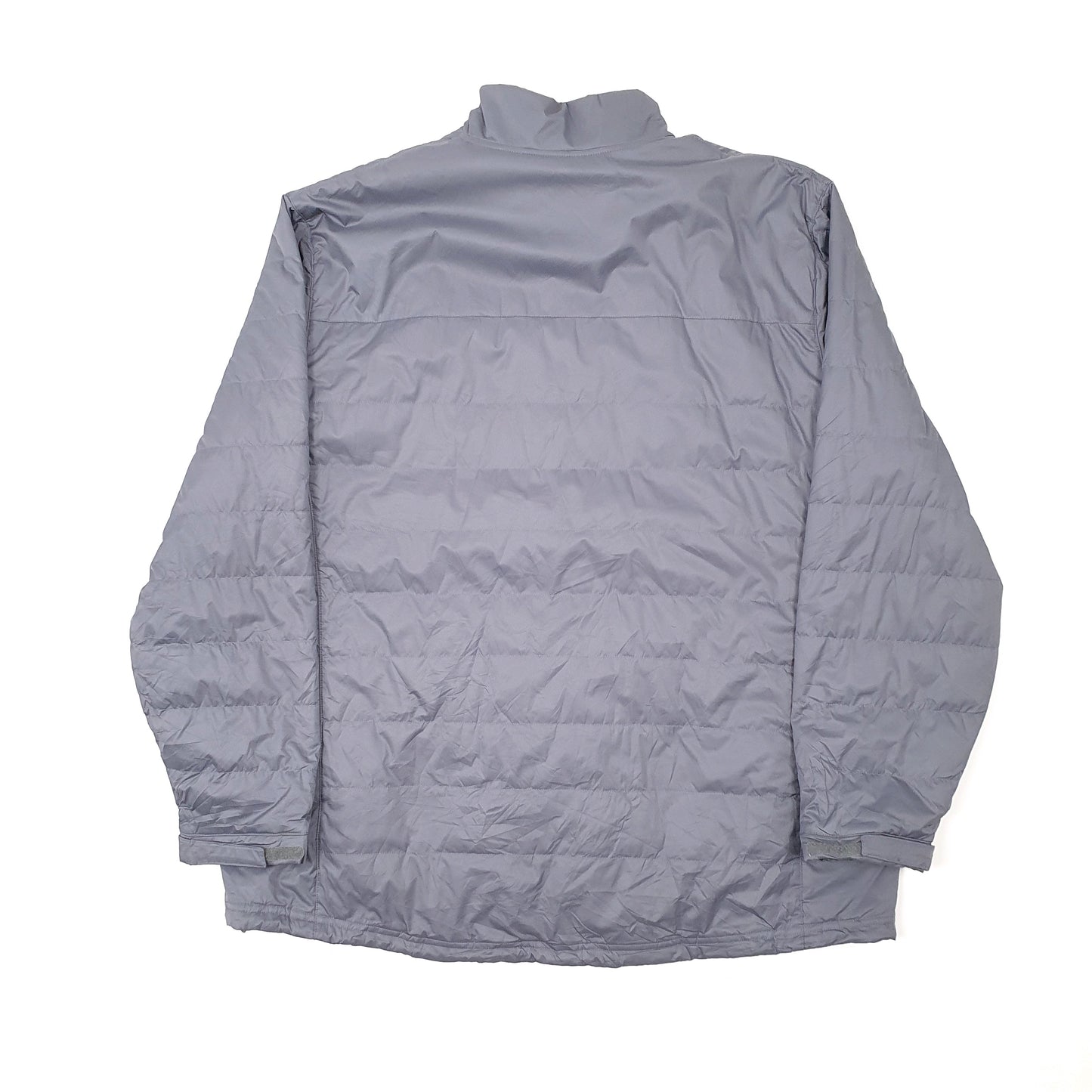 Mens Grey Adidas Hoosier Racing Tire Nascar Padded Jacket Coat