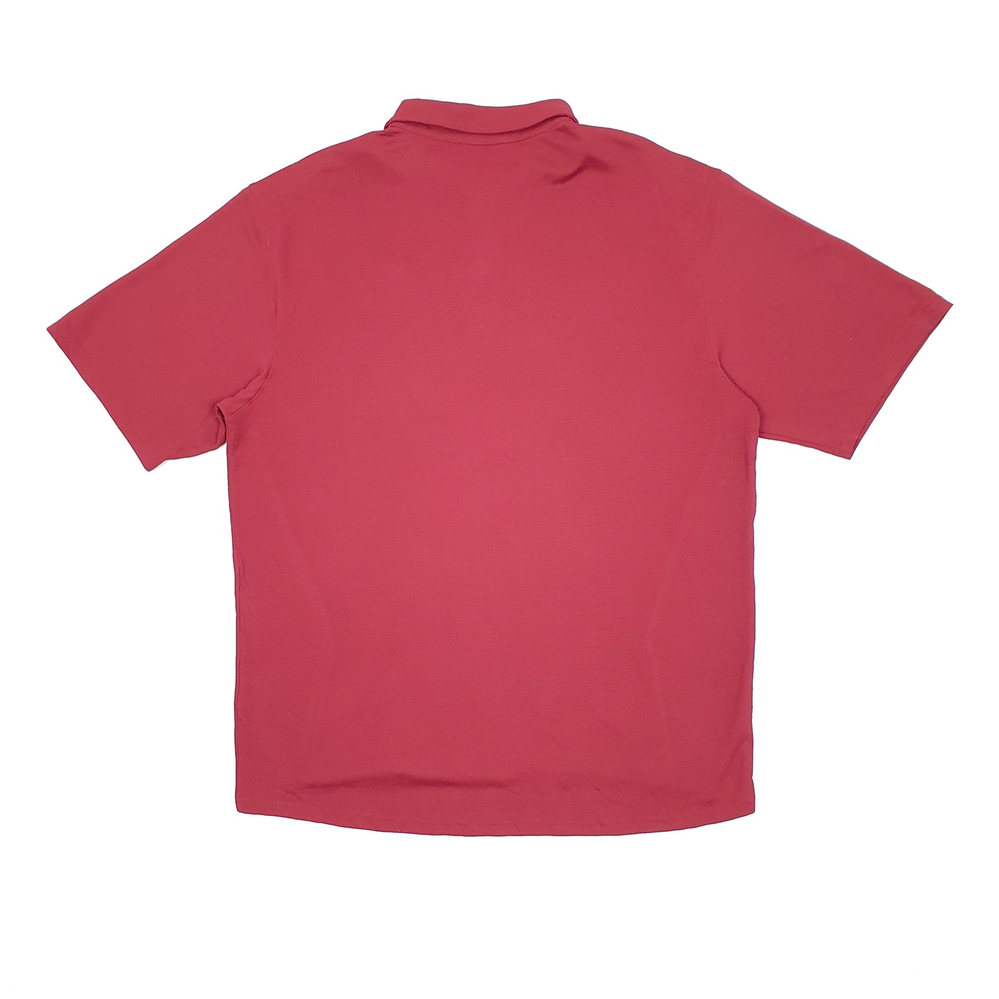 Nike Team Football Short Sleeve Polyester Polo Shirt Burgundy