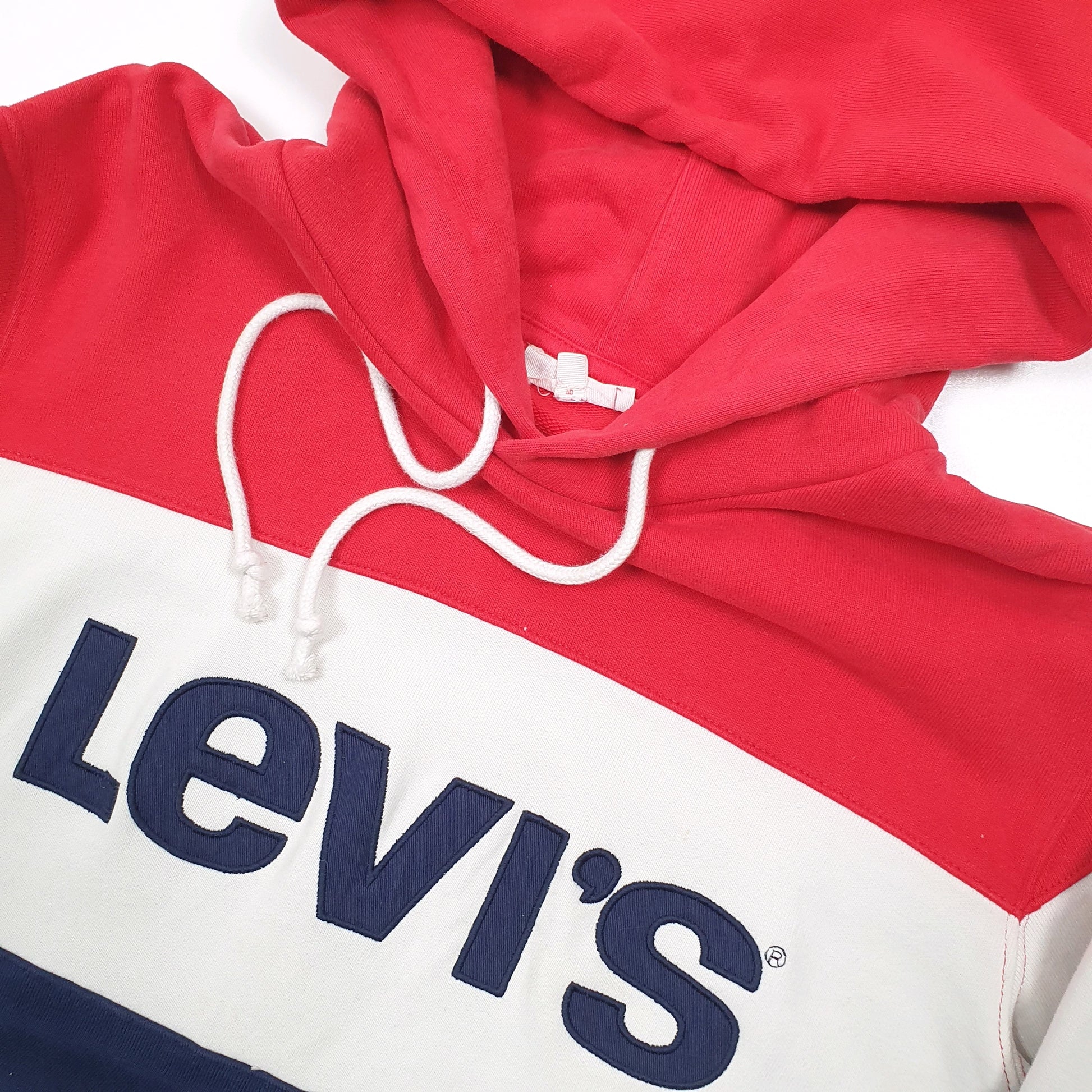 Levis Spellout Hoodie S Navy