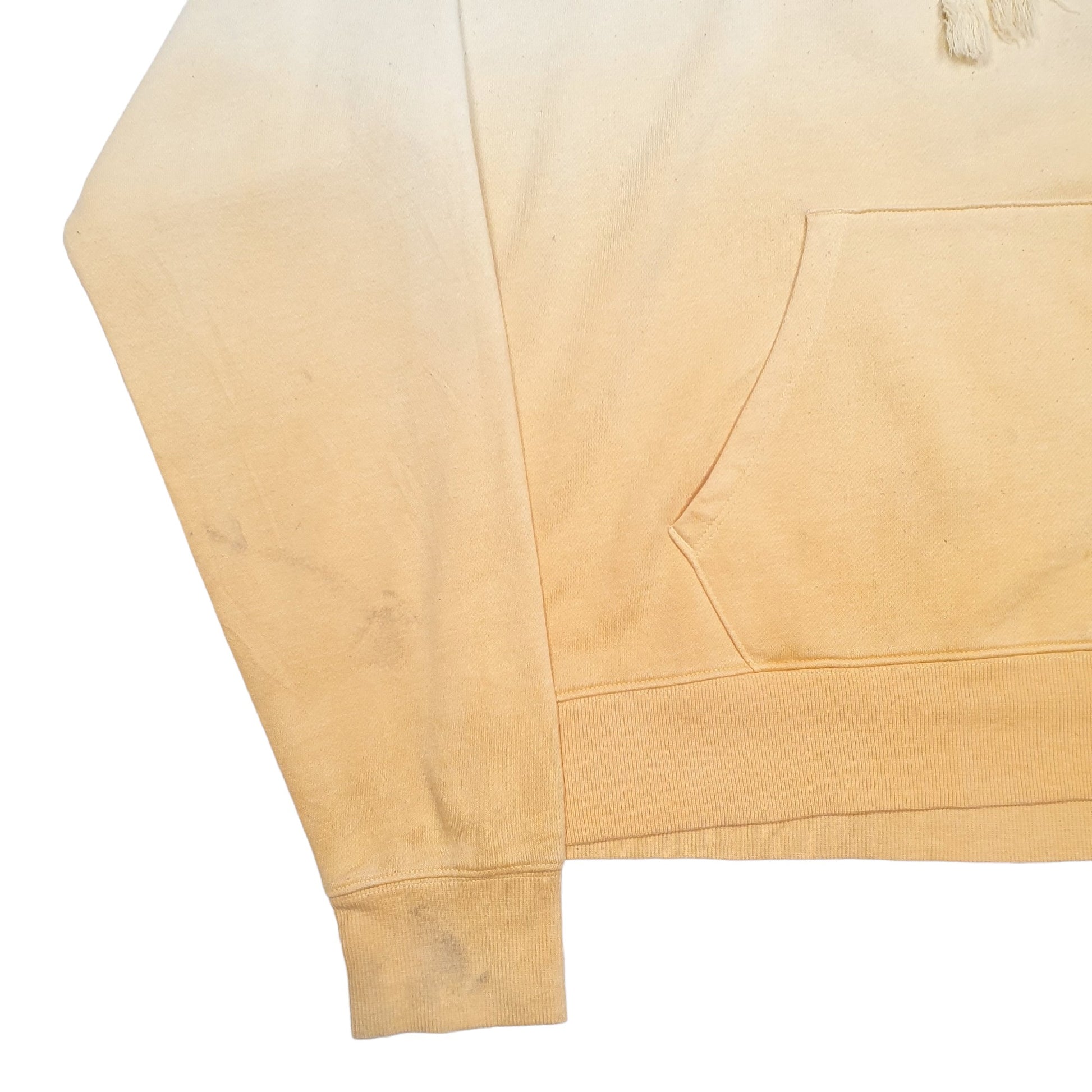Mens Yellow Champion  Hoodie Jumper