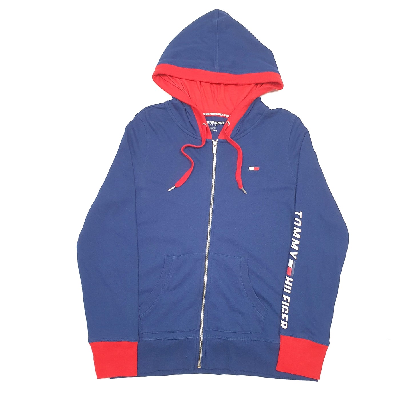 Womens Navy Tommy Hilfiger Sport Hoodie Full Zip Jumper