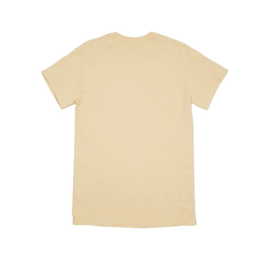 Gildan USA College Short Sleeve T Shirt Beige