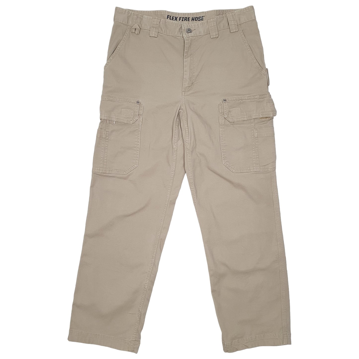 Mens Beige Duluth Trading Co Combat Pants Cargo Trousers