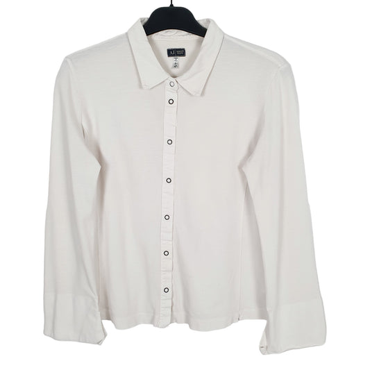 Armani Long Sleeve Regular Fit Shirt Cream