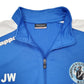 Mens Blue Kappa Cambrian Miners Football Soccer Active Academy Quarter Zip Jumper