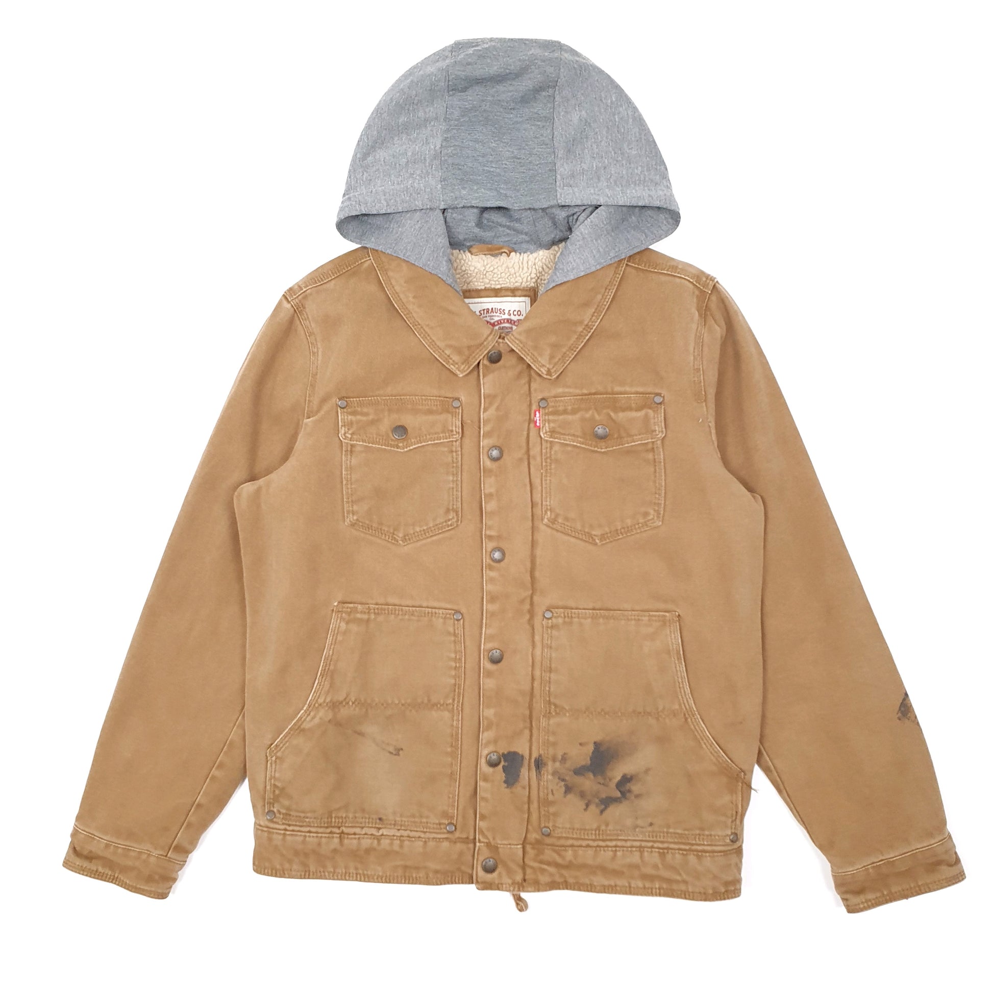 Mens Duck Levis Workwear Hoodie Chore Coat Coat
