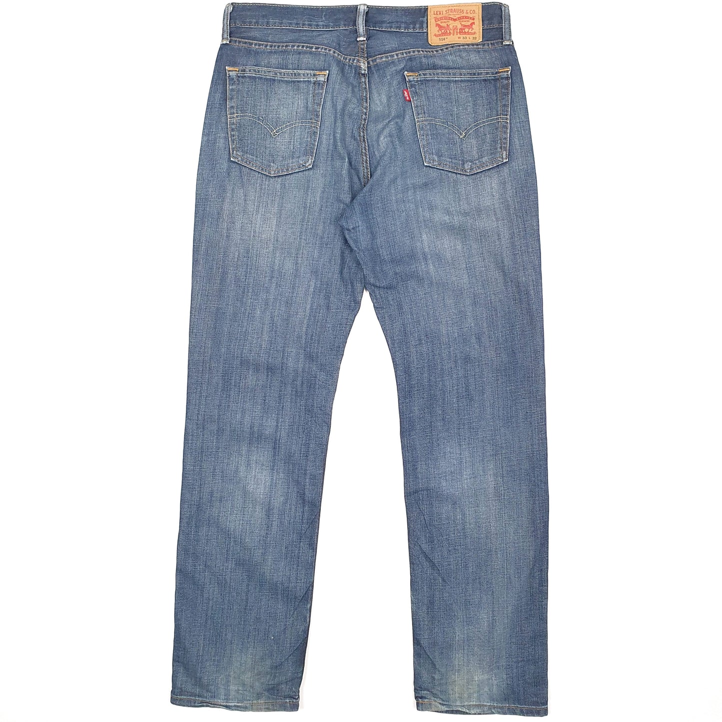 Levis 514 Straight Fit Jeans W34 L32 Blue