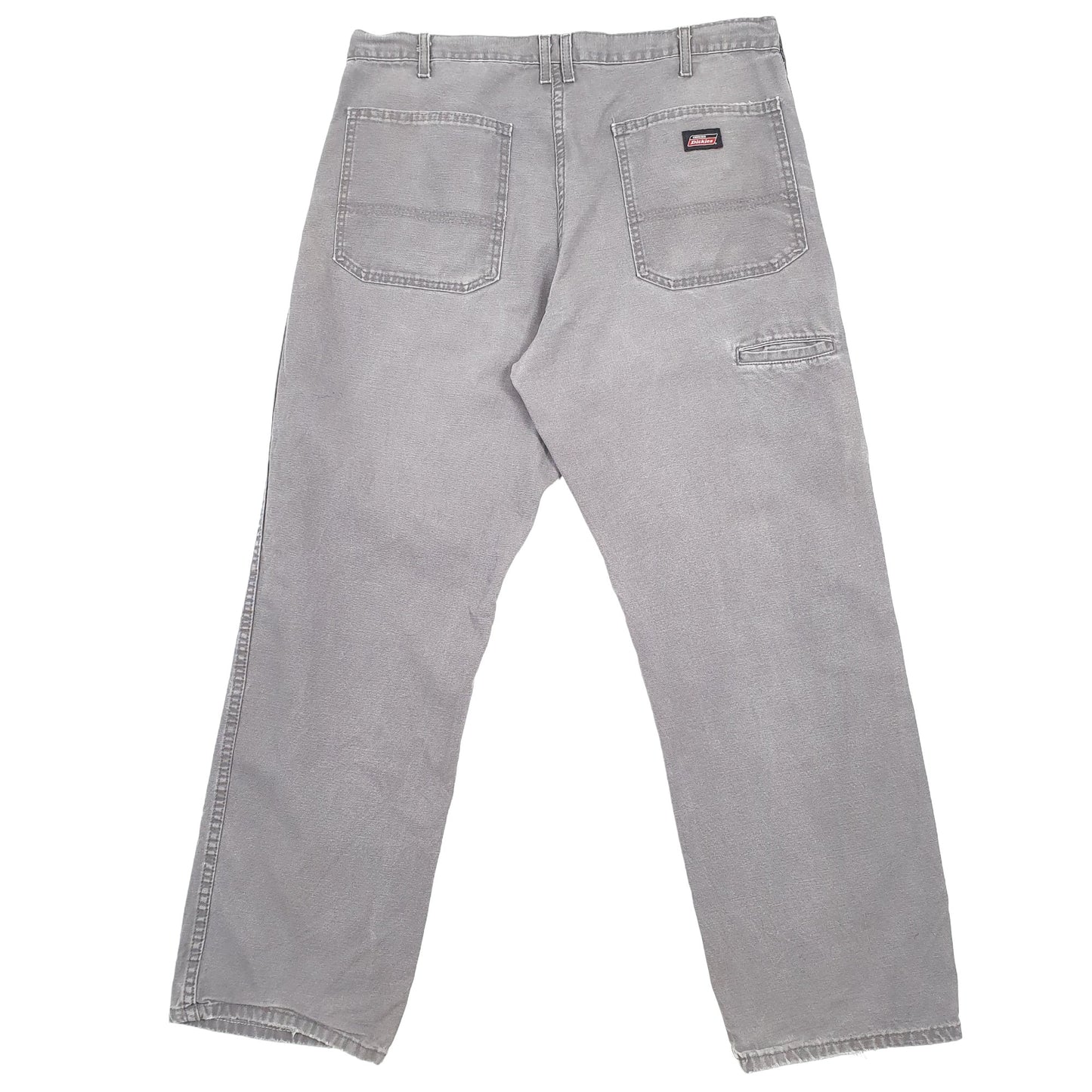 Mens Dickies Grey Carpenter Trousers W36 L29 Grey