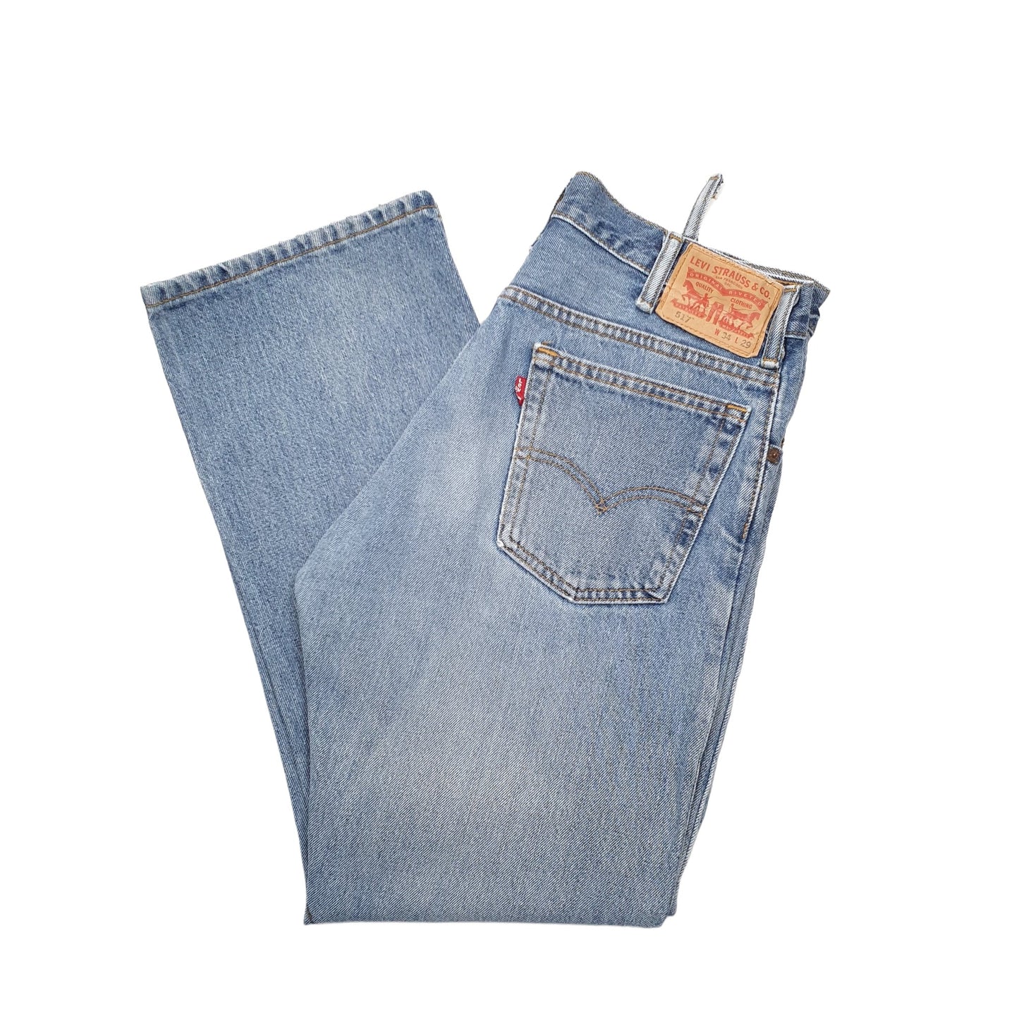 Levis 517 Bootcut Fit Jeans W34 L29 Blue