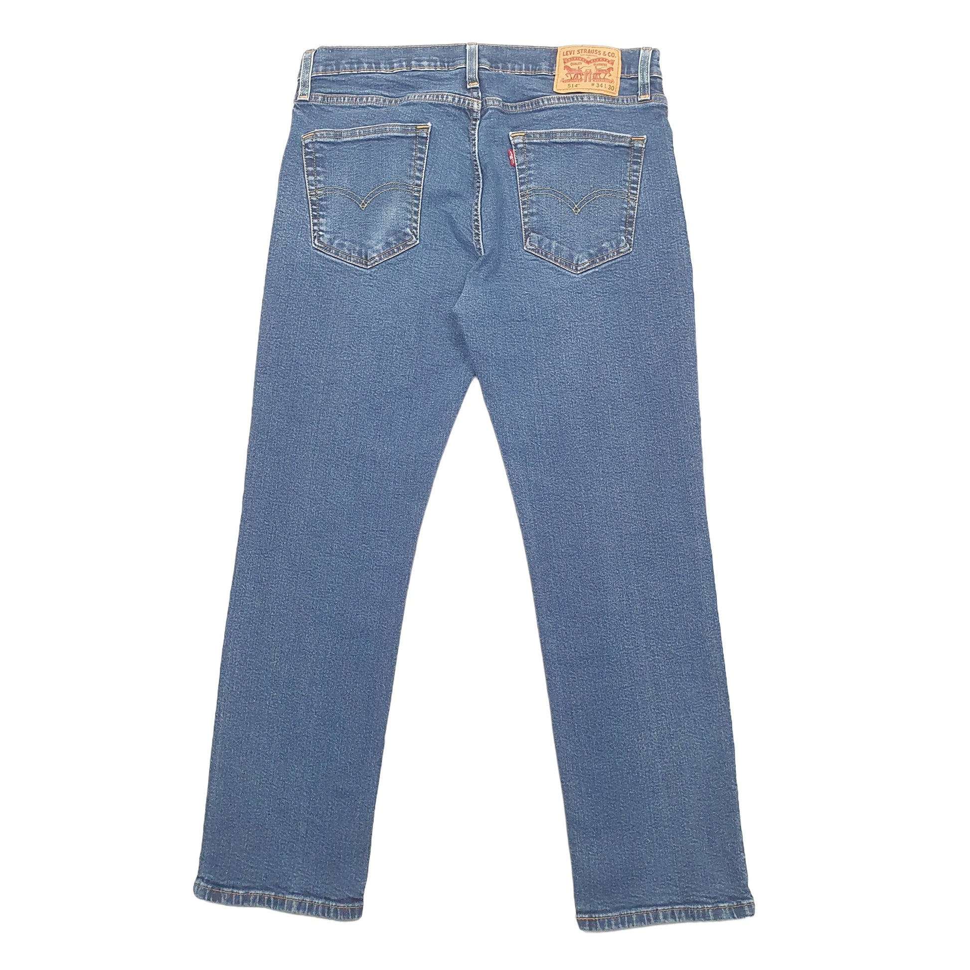 Levis 514 Straight Fit Jeans W34 L30 Blue