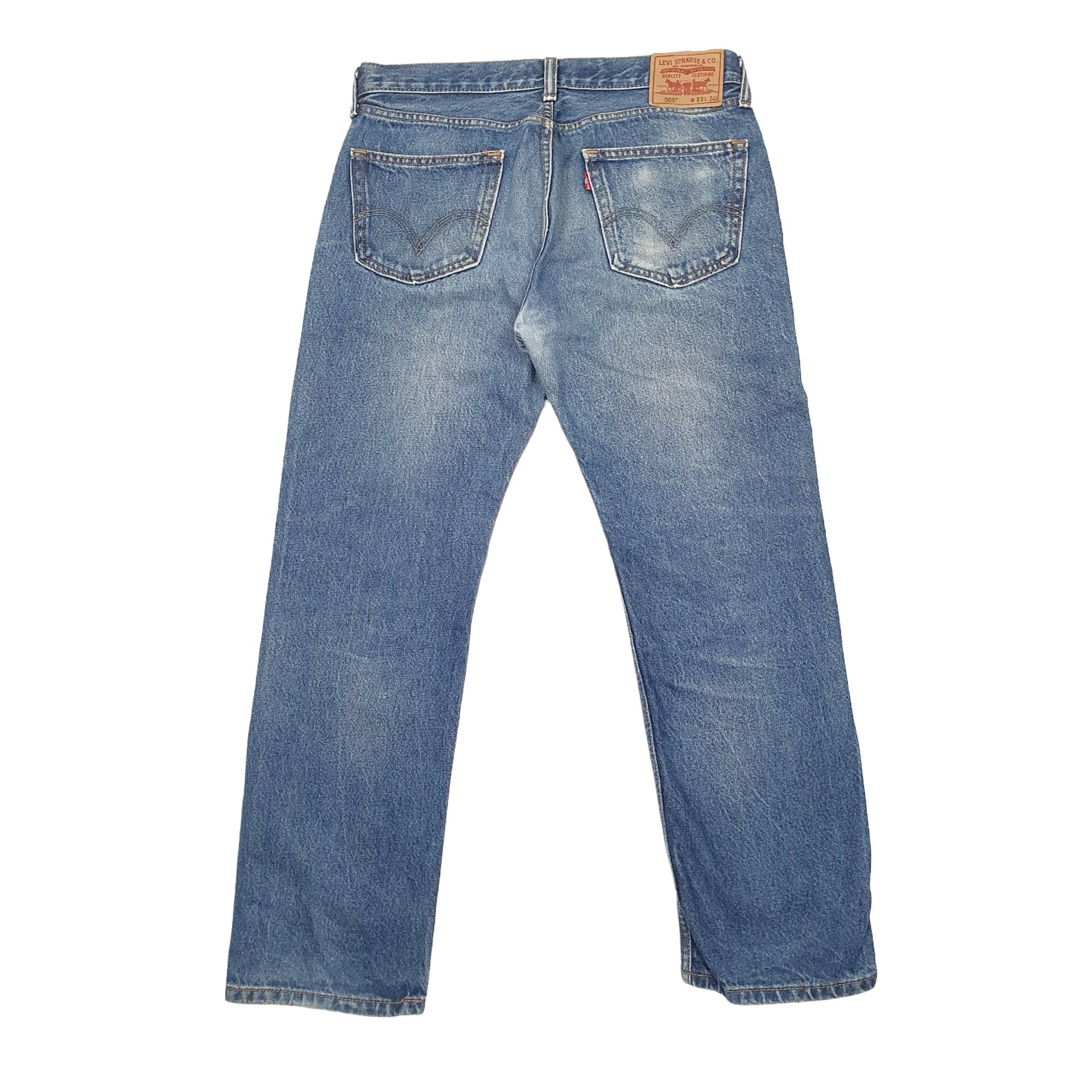 Mens Blue Levis  505 JeansW33 L29