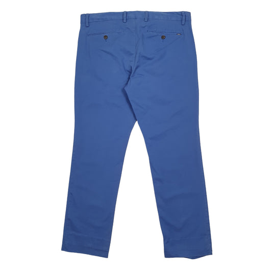 Mens Polo Ralph Lauren Blue Chino Trousers W33 L27 Blue