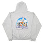 Mens Grey Disney Hoodie Disneyland Resort Mickey Mouse Full Zip Jumper