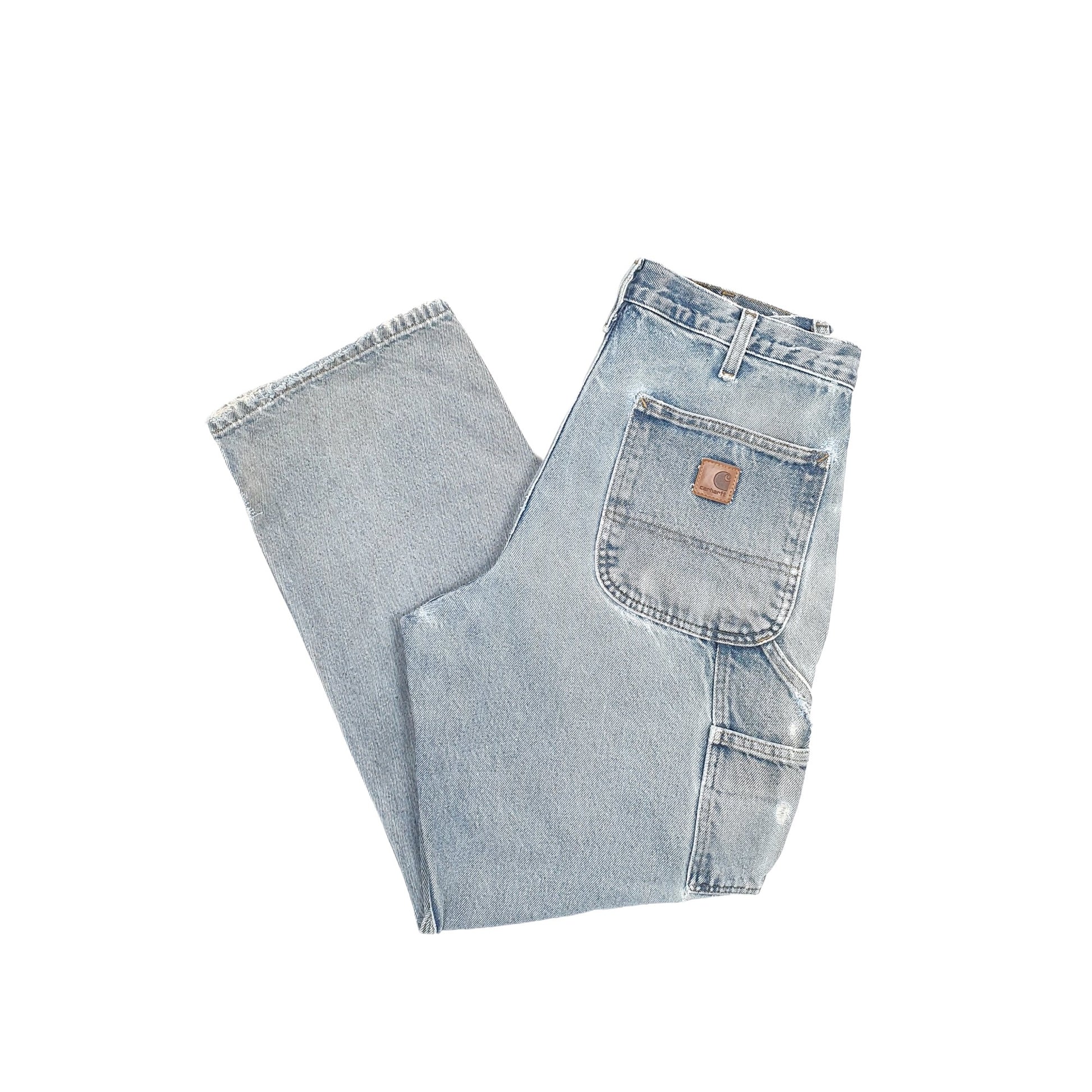 Carhartt Casual Loose Fit Carpenter Jeans W32 L29 Blue
