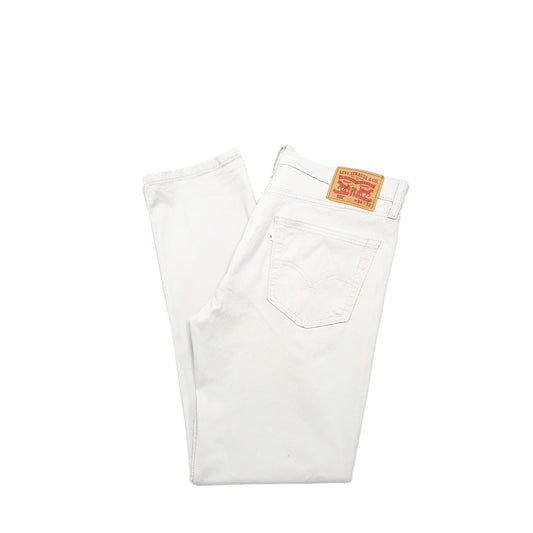 Levis 502 Regular Fit Jeans W34 L32 White