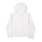 Mens White Fila Sherpa Retro Pile Hoodie Jumper
