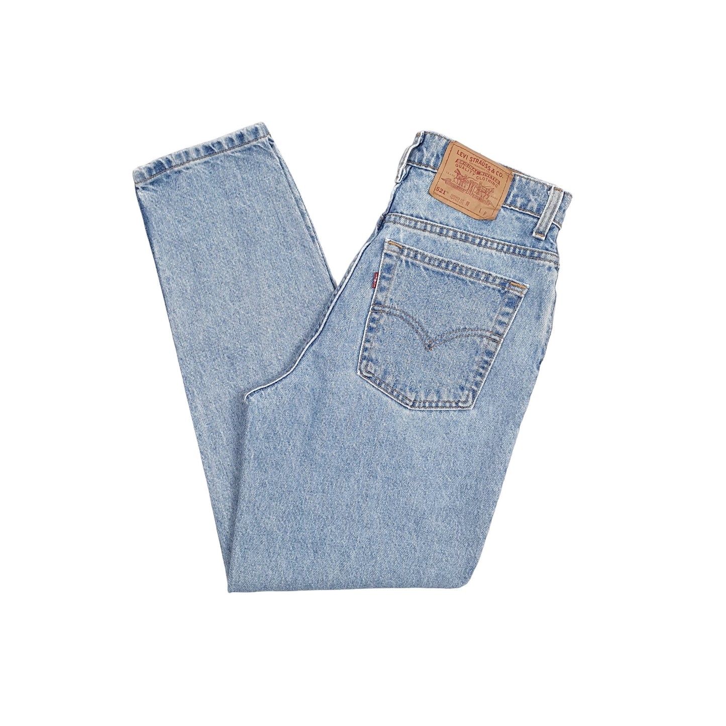 Levis 521 Tapered Fit Jeans UK8 Blue