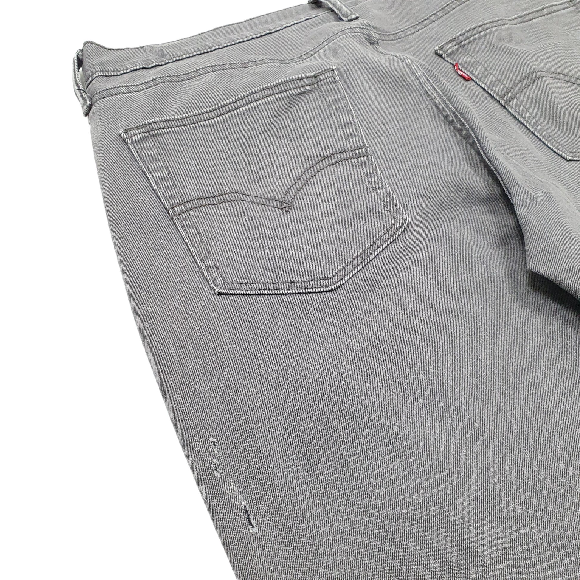Levis 514 Straight Fit Jeans W36 L30 Grey