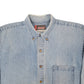 Mens Blue Dickies Denim Workwear Shacket Long Sleeve Shirt