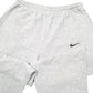 Mens Grey Nike Team Vintage 2000's Active Gym Workout Jogger Trousers