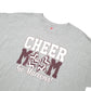 Hanes Maroons Cheerleading Short Sleeve T Shirt Grey