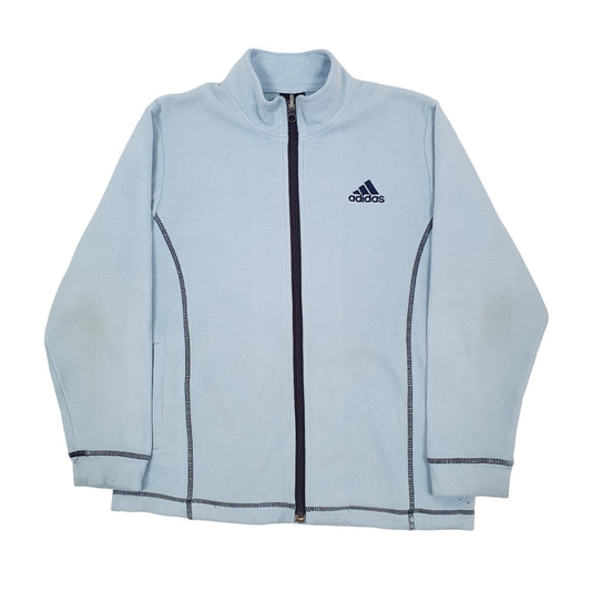 Adidas Full Zip Fleece S Blue