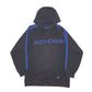 Mens Black Adidas Spellout Full Zip Jumper