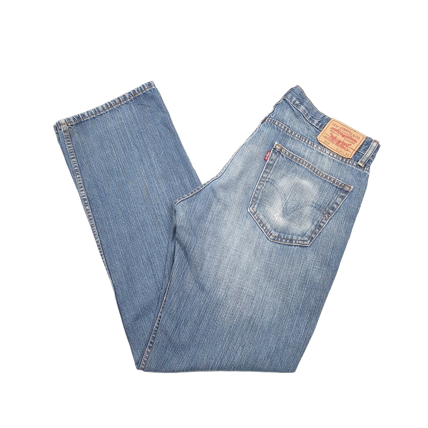 Levis 559 Relaxed Fit Jeans W34 L33 Blue