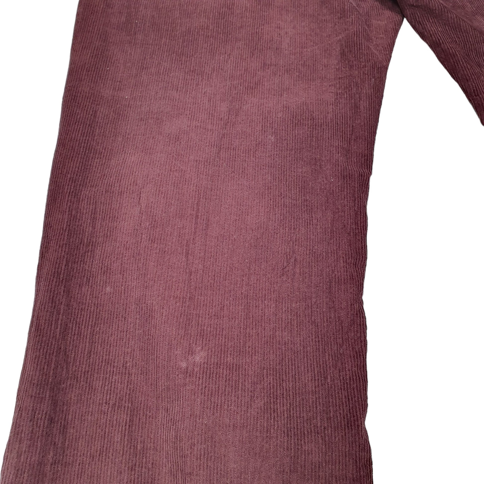 Mens Burgundy Levis 511 Corduroy Trousers