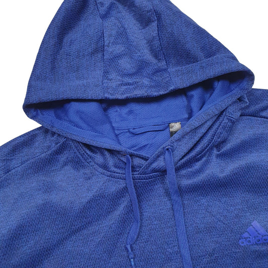 Mens Navy Adidas Climawarm Hoodie Jumper