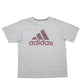 Adidas Short Sleeve T Shirt Grey