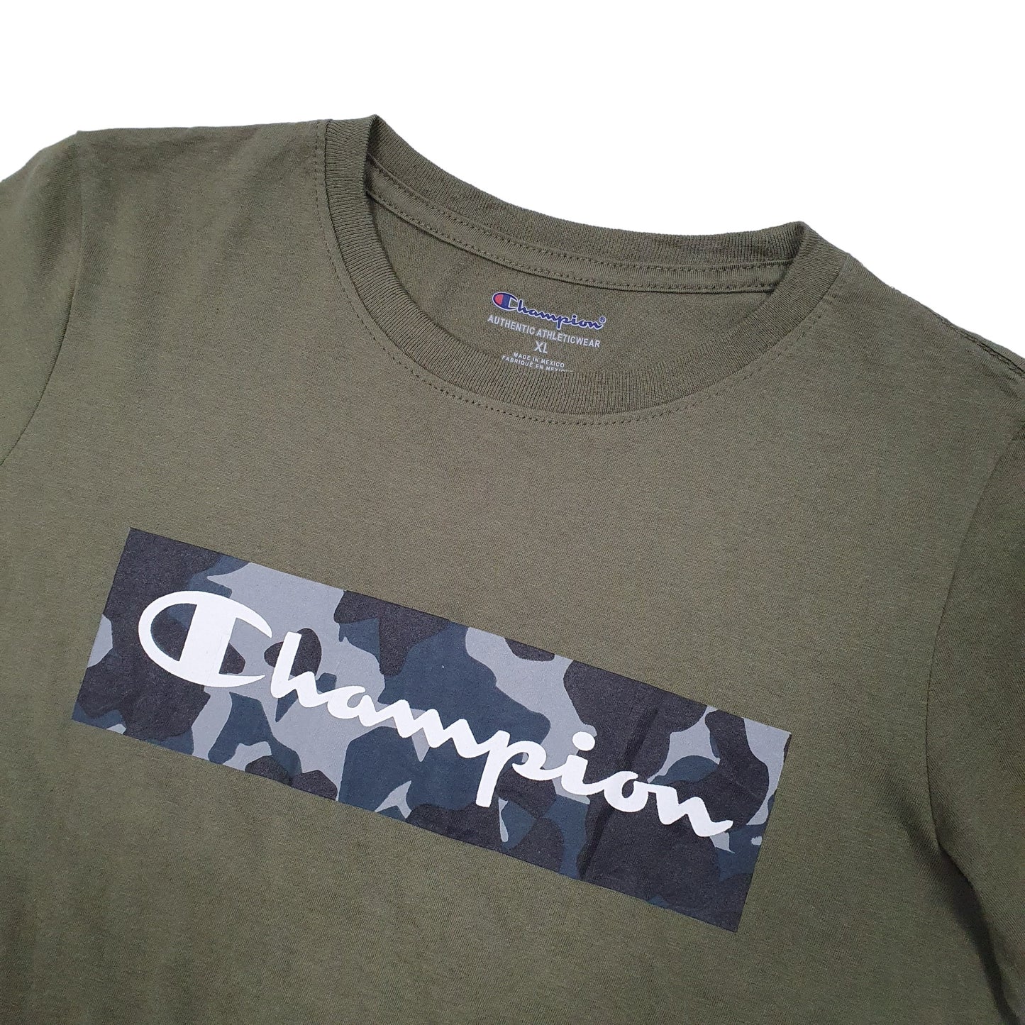 Champion Short Sleeve T Shirt Khaki