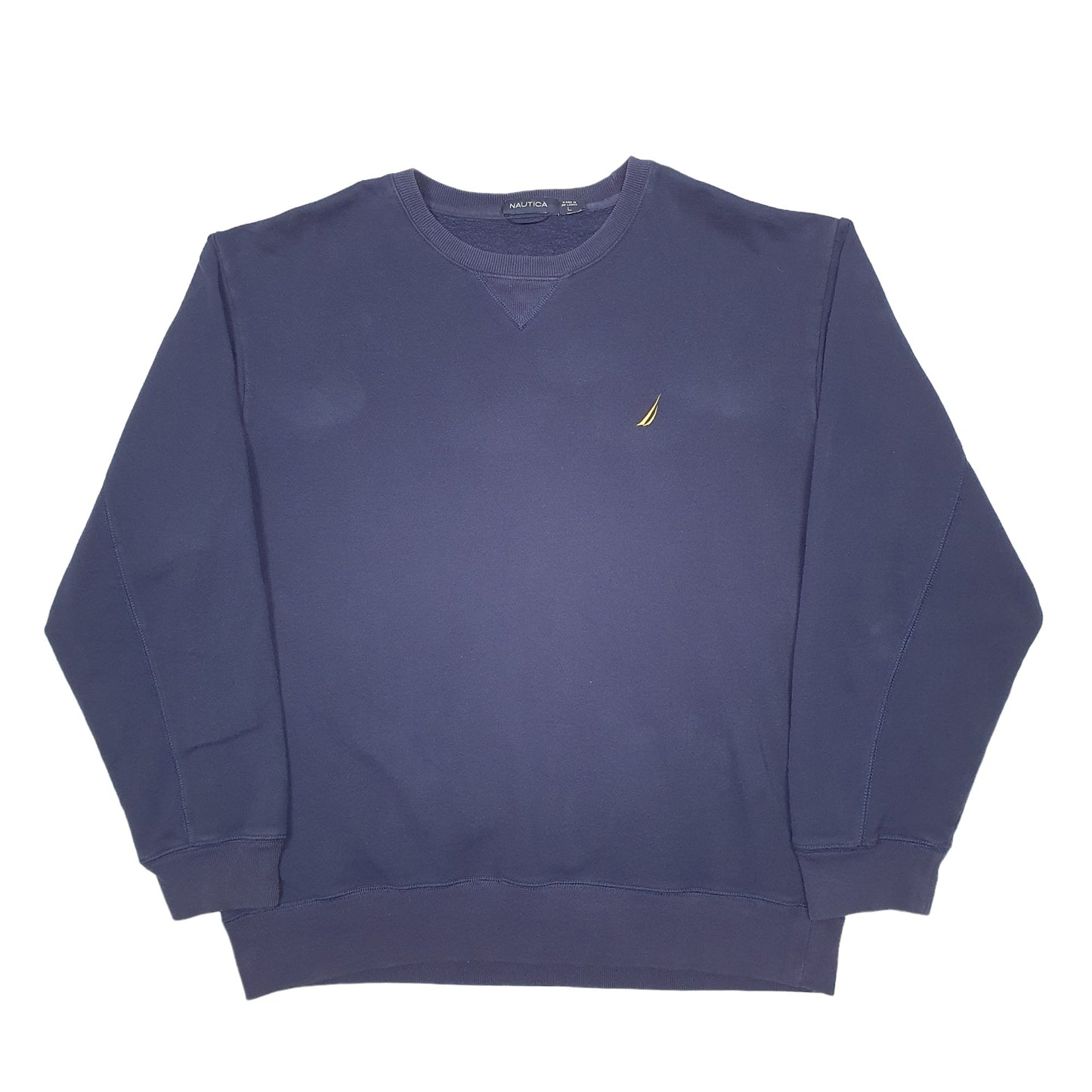 Mens Navy Nautica  Crewneck Jumper