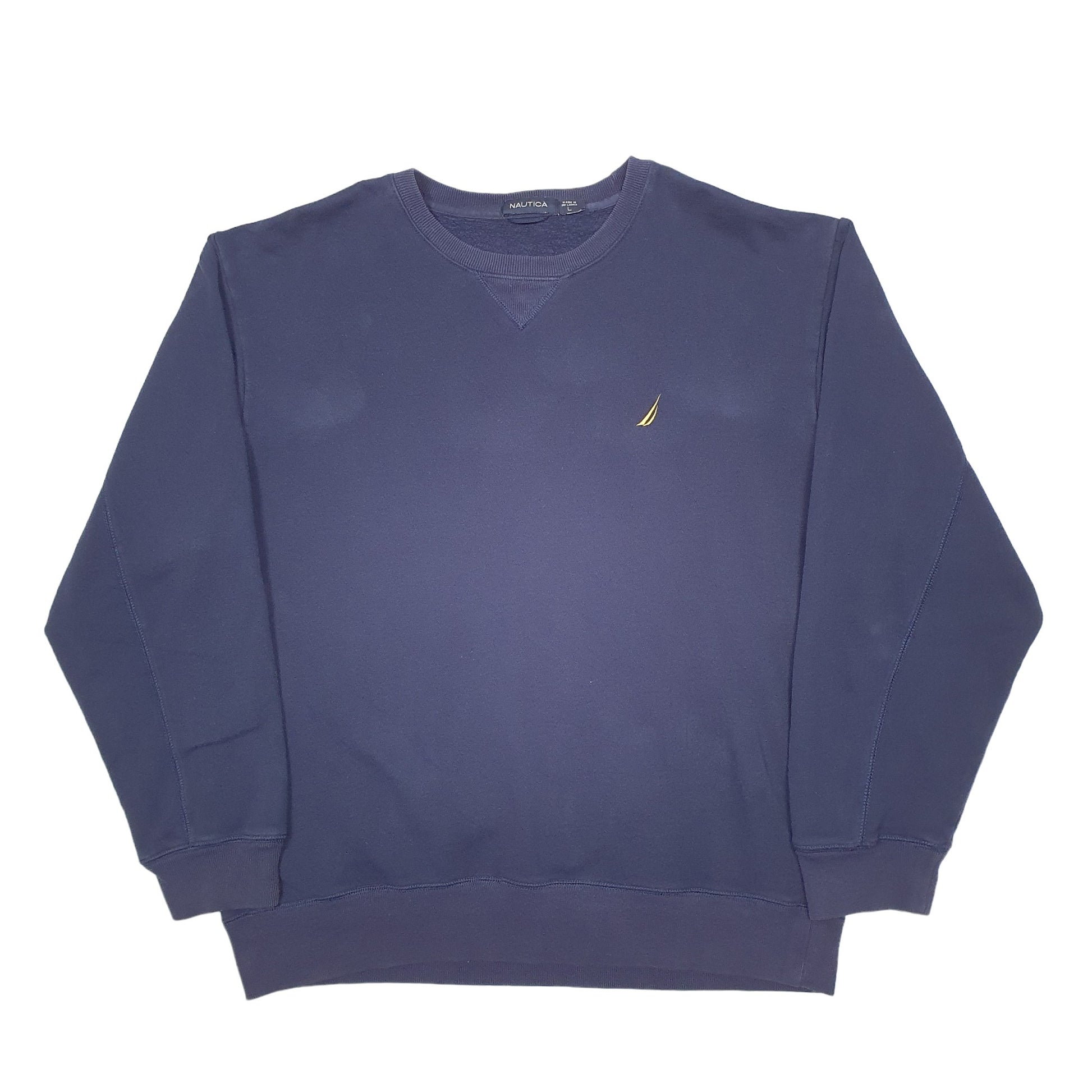 Mens Navy Nautica  Crewneck Jumper