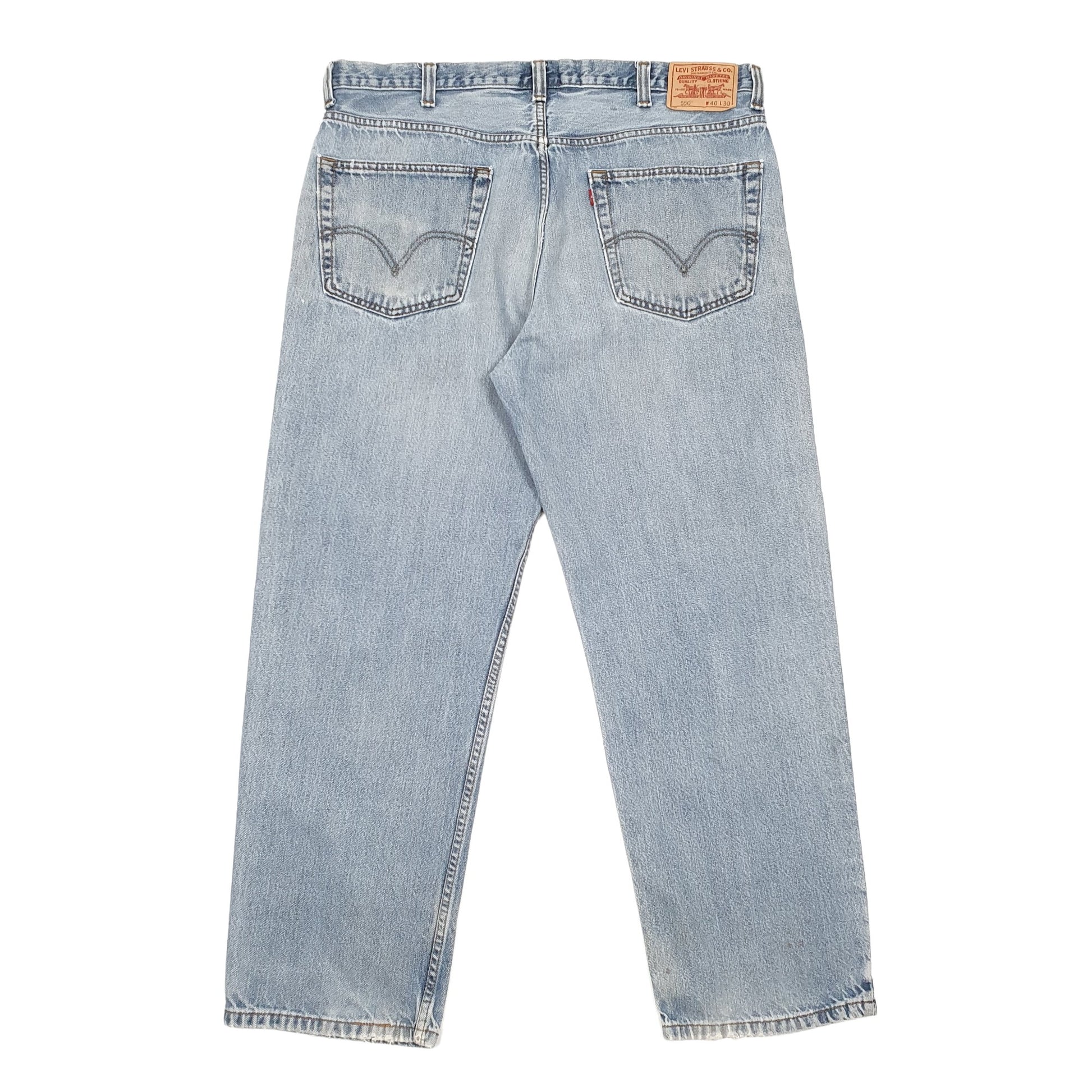 Levis 550 Relaxed Fit Jeans W40 L30 Blue