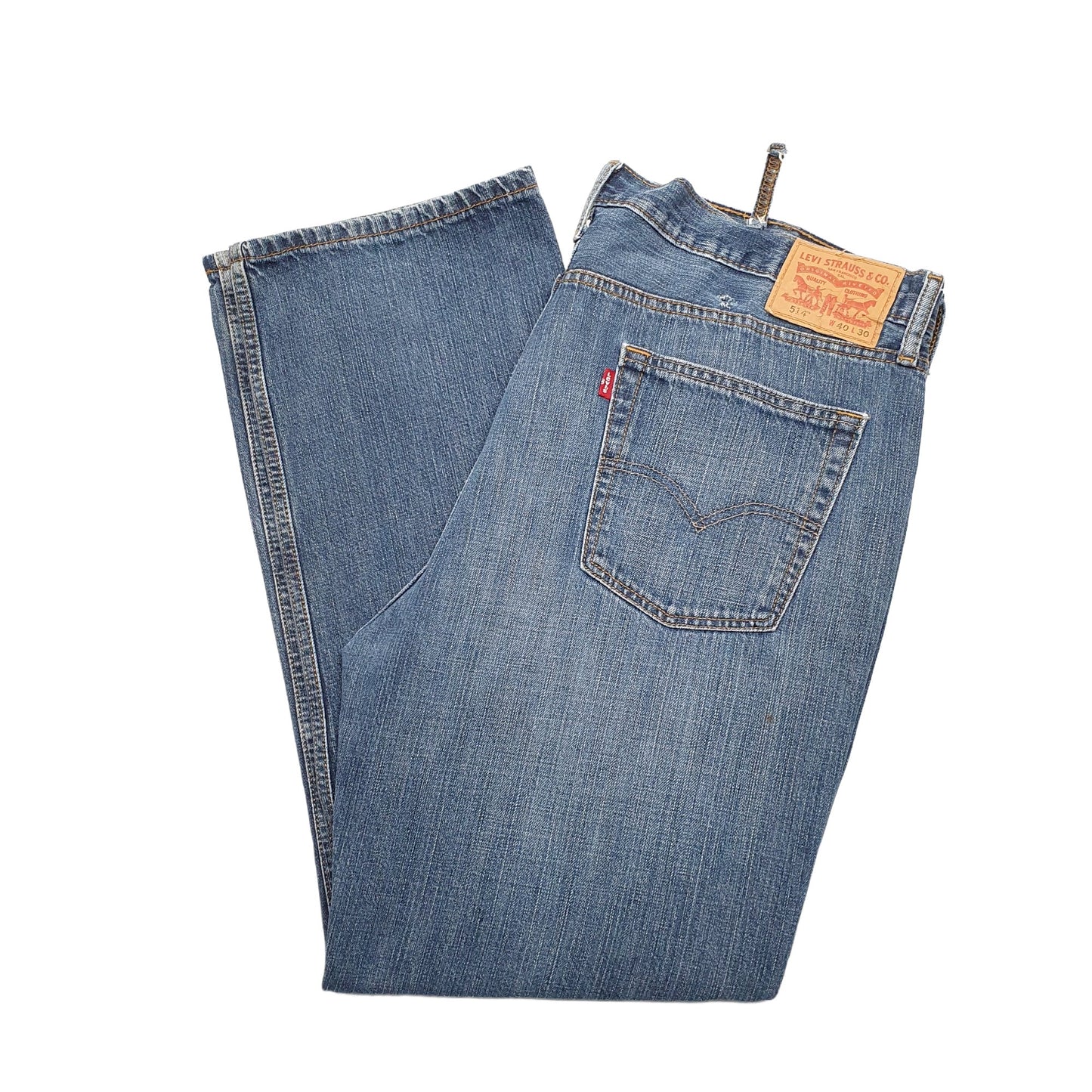 Levis 514 Straight Fit Jeans W40 L30 Blue