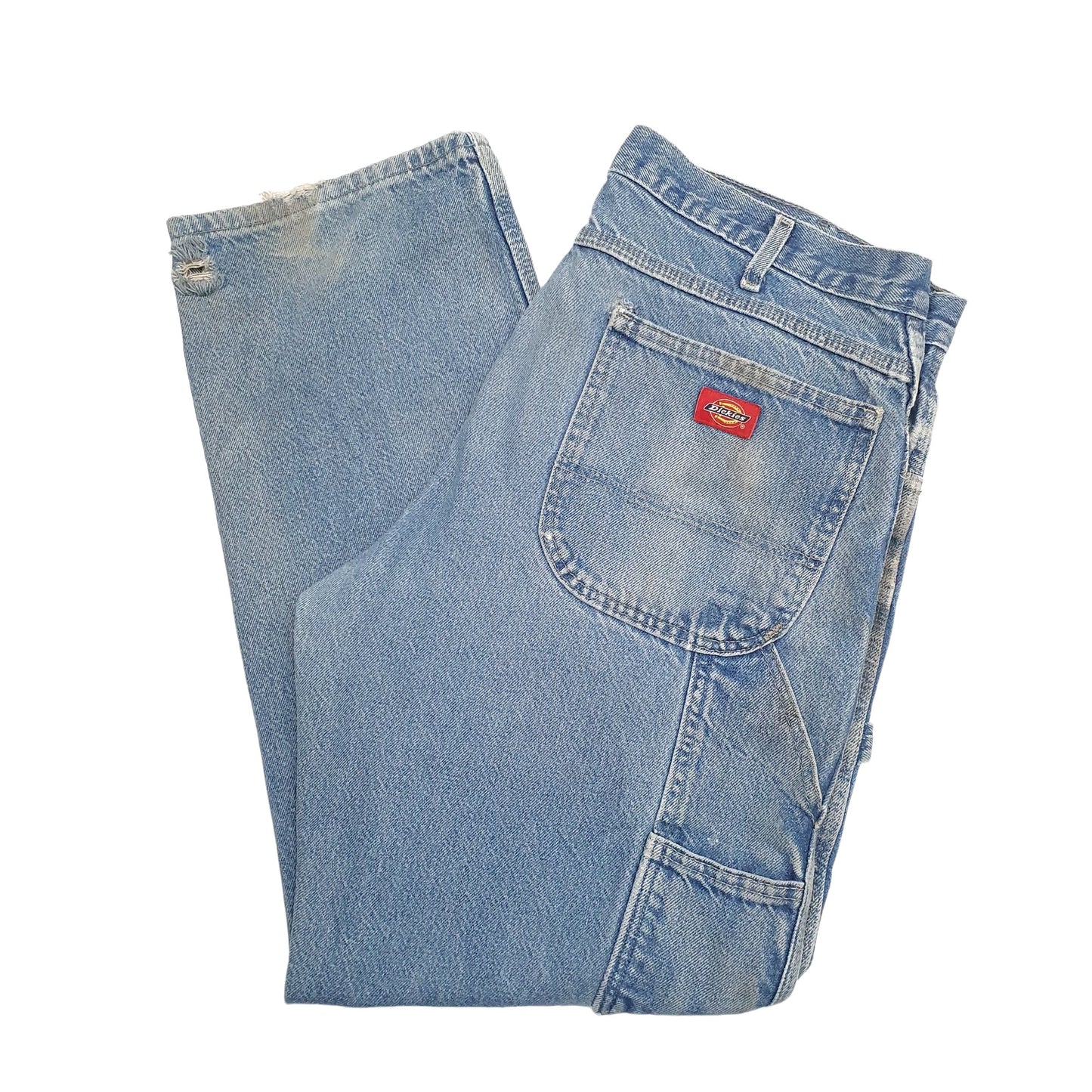 Mens Blue Dickies  Carpenter Trousers