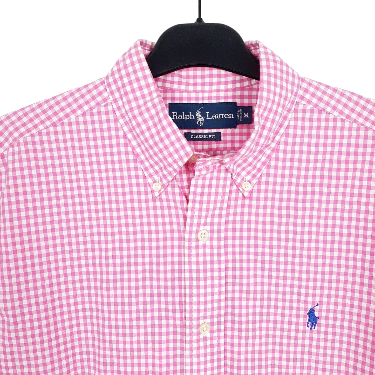 Ralph Lauren Short Sleeve Classic Fit Check Shirt Pink