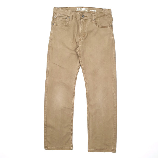 Levis Signature Regular Fit Jeans W30 L28 Beige