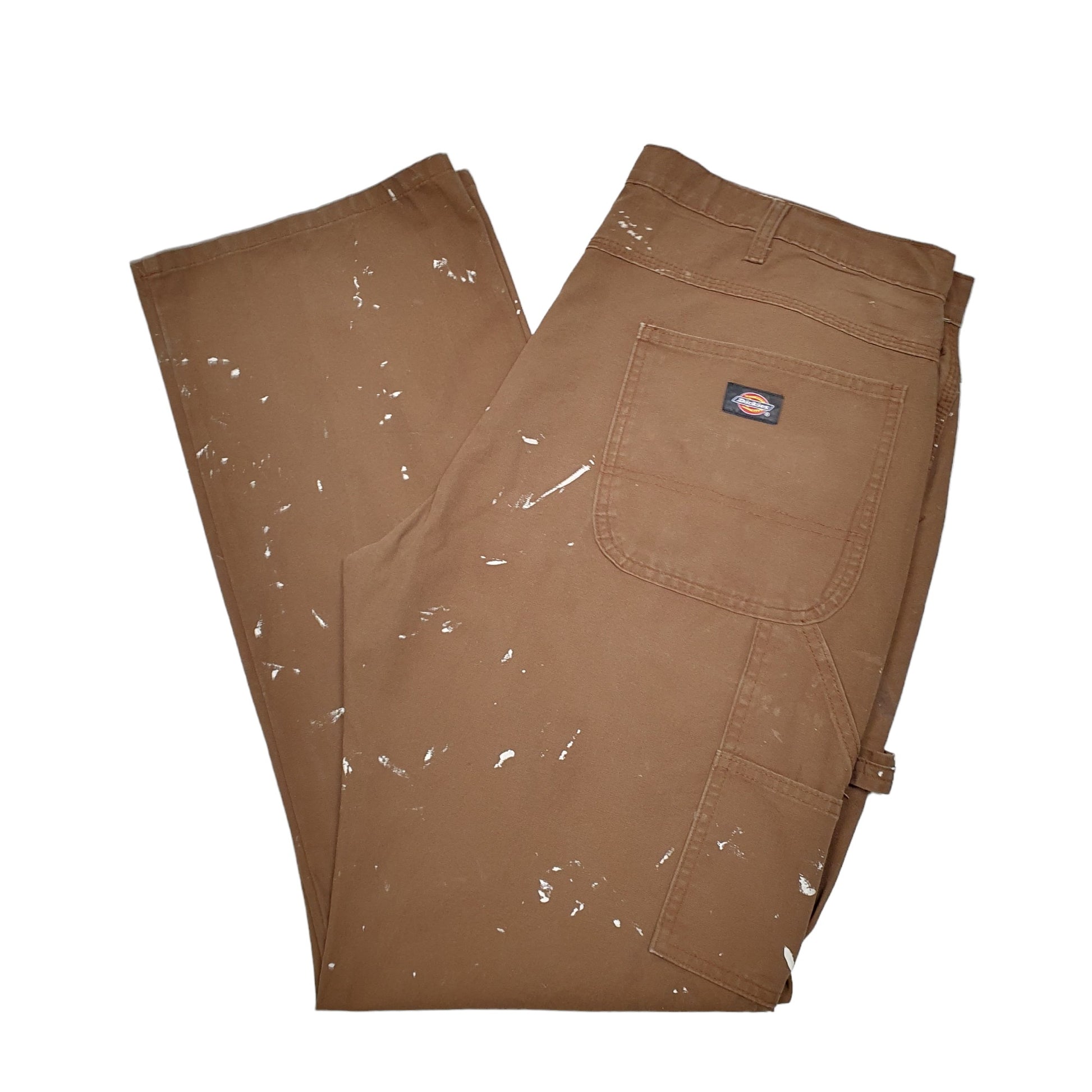 Mens Brown Dickies  Carpenter Trousers