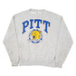 Mens Grey Galt Sand Vintage 1990s Made in USA College Pittsburgh Crewneck Jumper