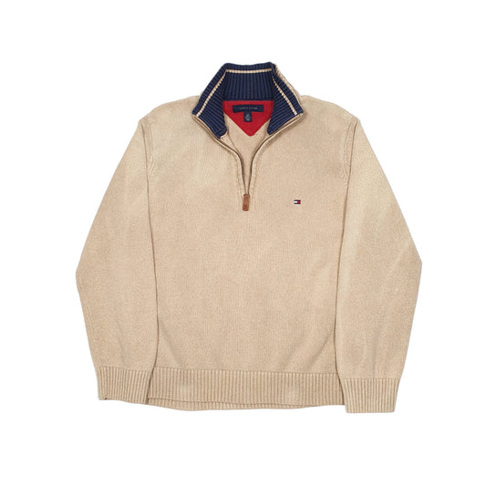 Tommy Hilfiger Quarter Zip L Beige