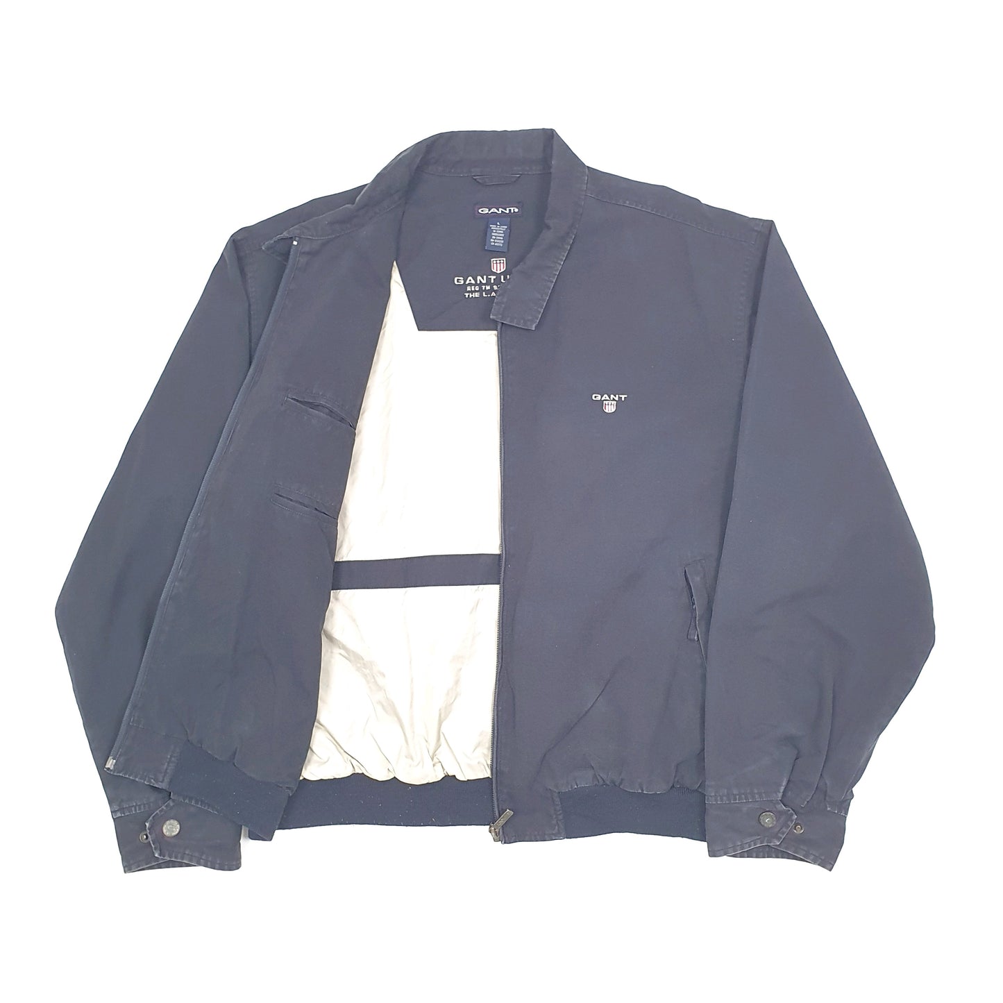 Mens GANT Harrington Jacket Navy